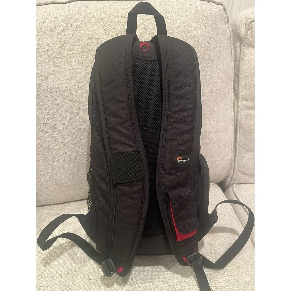Lowepro Fastpack 100 Camera Bag Backpack - Black Red - Case